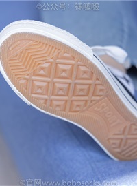 BoBoSocks袜啵啵 NO.080 小甜豆-帆布鞋、白棉袜、肉丝（花絮版）(24)